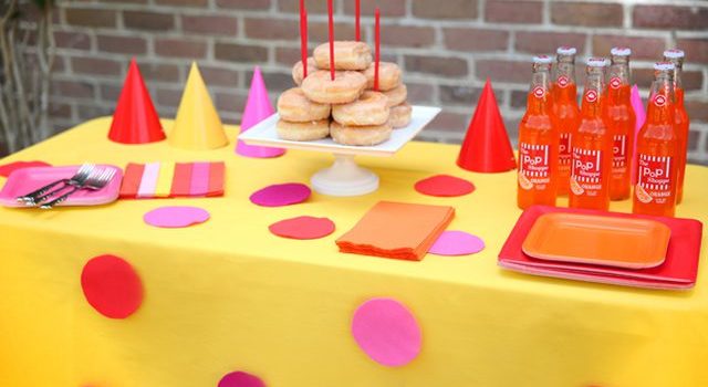 L'idea per allestire la tavola di compleanno dei bimbi. Foto