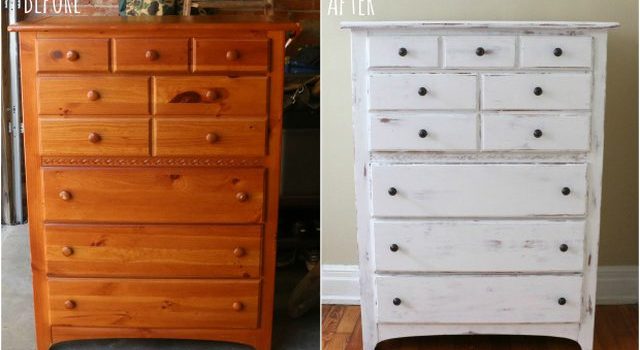 Cassettone in stile shabby-chic. Master-class