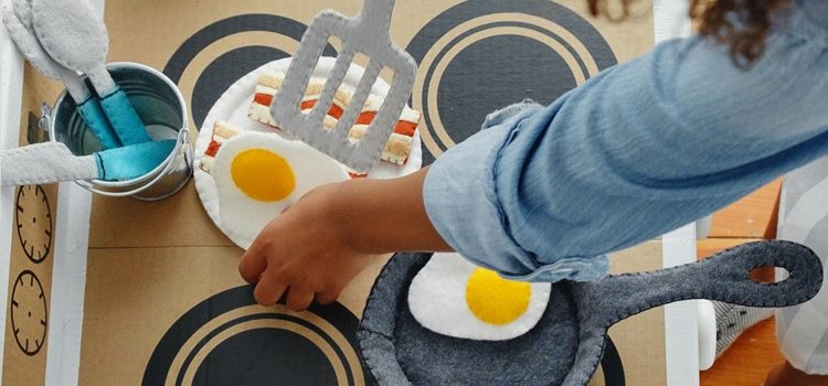 Cucina per bambini di feltro! Master-class. Foto