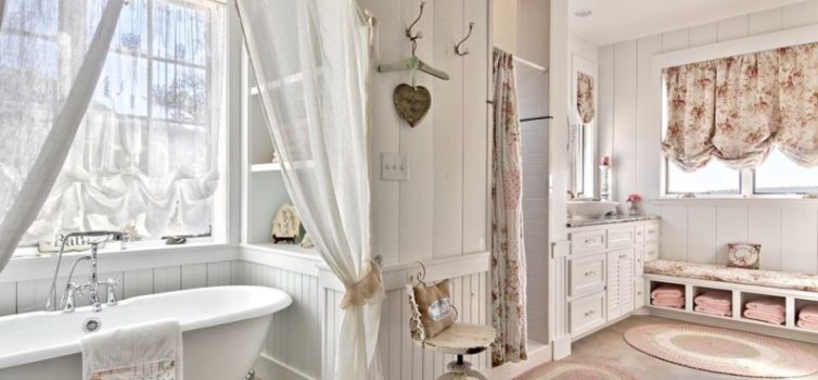 Bagno in stile provenzale. 25 foto