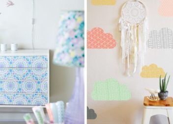 Decorazione economica utilizzando la carta da parati. 30 idee