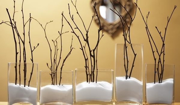 Rami decorativi negli interni. 20 idee