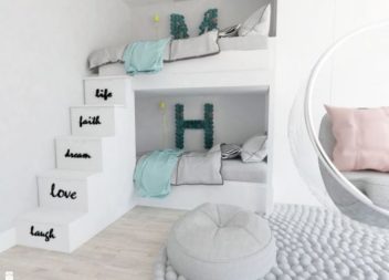 27 idee nell'interno della cameretta dei bambini con il letto a castello