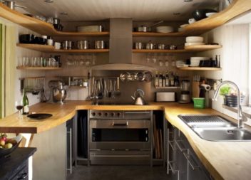 L'interno della cucina piccola. 35 idee