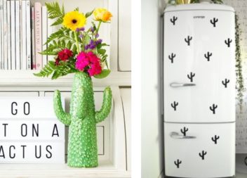 Decorazione con dei cactus: 24 idee per interni carini