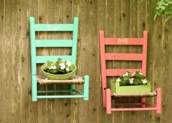 24 idee per riutilizzare le vecchie sedie