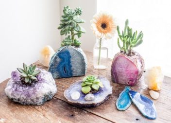 Idee su decorazione di pietre e cristalli: motivi naturali