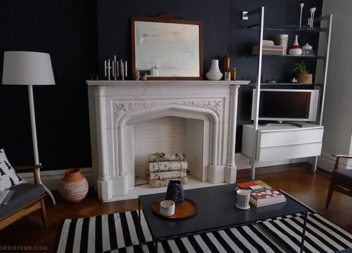 Decorazione/imitazione di caminetto fatto a mano: 20 foto-idee