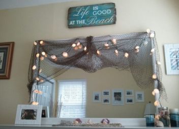 Decorazione in stile marino: 20 idee su utilizzo reti da pesca
