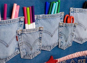 20 modi per trasformare i vecchi jeans in cose straordinarie
