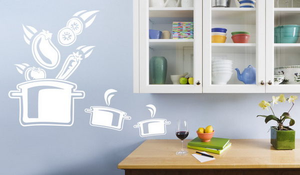Decorazioni murali da cucina: 20 idee