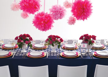 24 idee su decorazioni di festa rosa