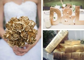 25 idee su vernice dorata per decorazioni