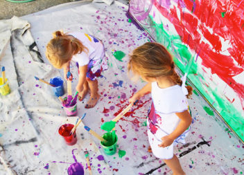 21 idee su creazione con bambini: dipinto originale