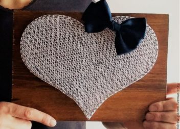 Idee su quadro in stile string art: master-class