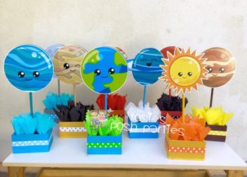 Idee su festa di compleanno in stile ''spazio''. Decorazioni e  dettagli