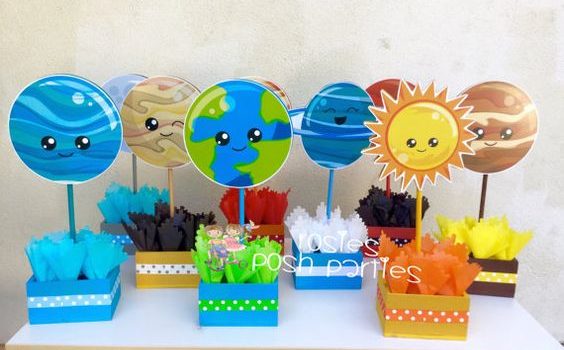 Idee su festa di compleanno in stile ''spazio''. Decorazioni e  dettagli