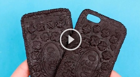 Cover per cellulare in stile biscotto "ОREO", video-lezione