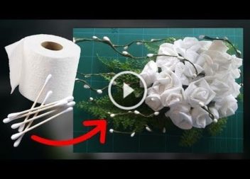 Fiori di carta igienica con le vostre mani: video-lezione