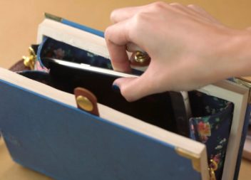 Borse frizioni fatte da libro: master-class