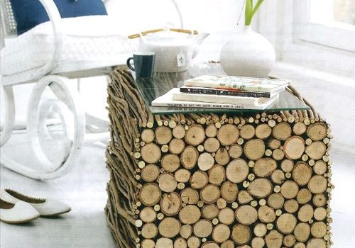 Decorazione con i tronchi dell'albero: 18 modi originali