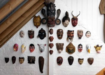 Maschere africane: 21 idee per decorare le pareti