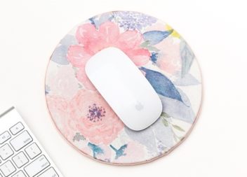Tappetino per il mouse del computer fatto a mano, master-class