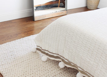 Coperta con piccoli pompon: foto-lezione