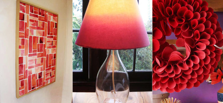 15 idee su decorazione con colore rosso