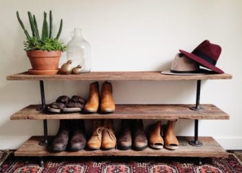 15 foto-idee su mensole e scaffali per le scarpe