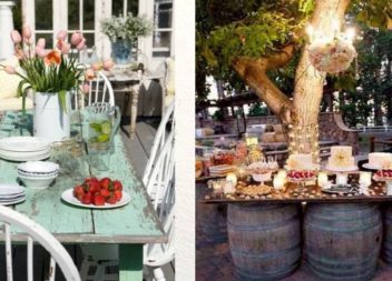 17 idee su tavolini per campagne e giardini