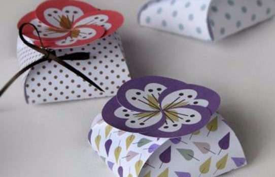 Scatole di carta fai da te!Esempi