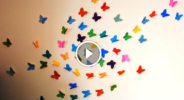 Farfalle di carta: video-lezione