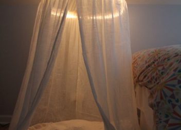 Letto a baldacchino. Selezione di idee