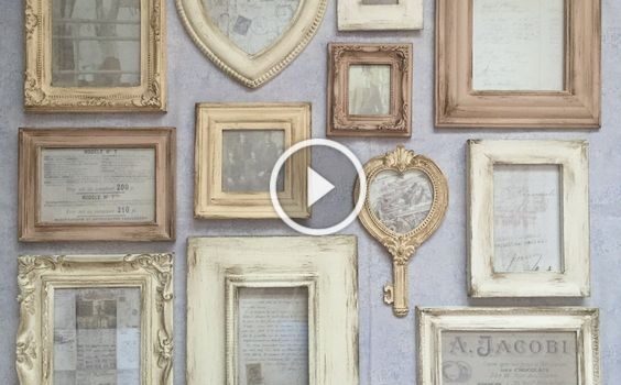 Cornici d'epoca fatte a mano: il video