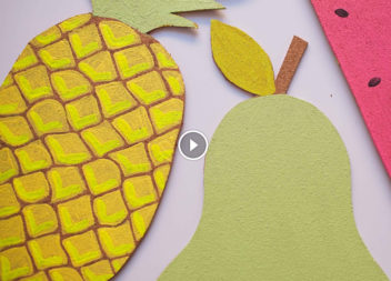 Stand di sughero in forma di ananas. Video tutorial!