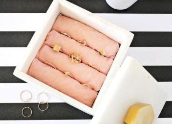 Cofanetto per anelli.Foto idee