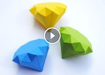 Video-lezione: 3D diamante di carta!