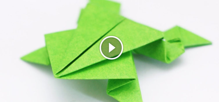 Impariamo alcune tecniche di origami. Facciamo una rana classica! Video-lezione