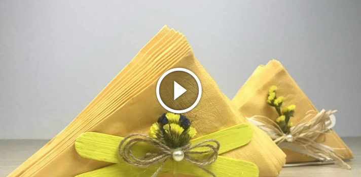 Portatovagliolo fai da te! Video-lezione