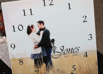 Orologio con foto. Foto-passi