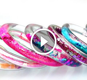 Bracciale con paillettes