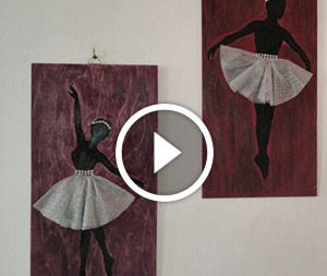 Decorazione a tematica balletto