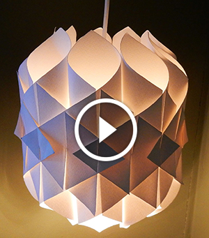 Lampada di carta. Video-lezione