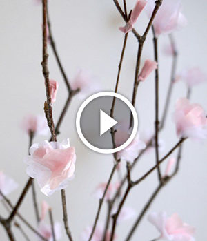 Creazione della Sakura decorativa. Video-lezione