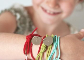 Bracciale in pelle artificiale