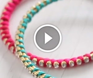 Decorazione accessori con il filo