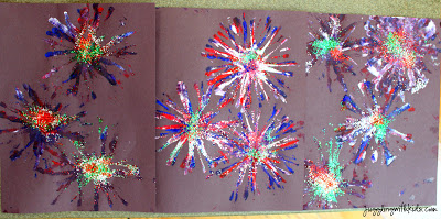 Timbro- fuoco d'artificio