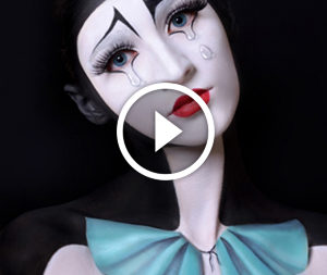 Un make-up triste per Halloween