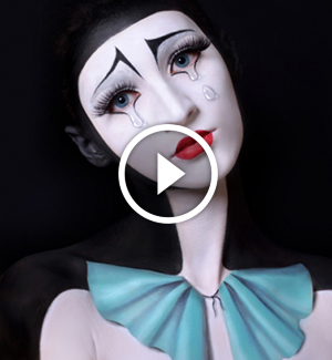 Un make-up triste per Halloween